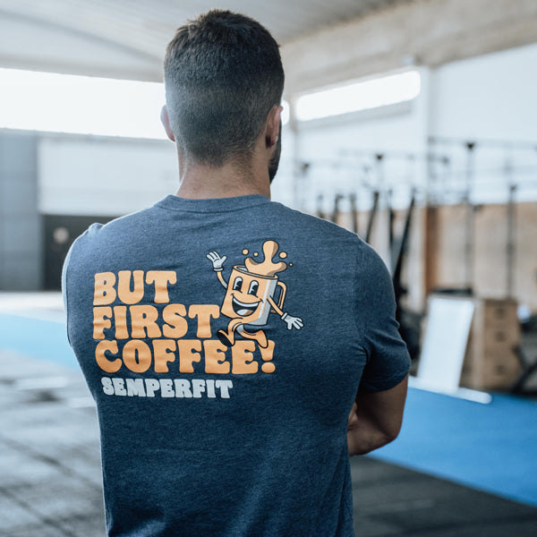 T-shirt - But First Coffee | unissexo