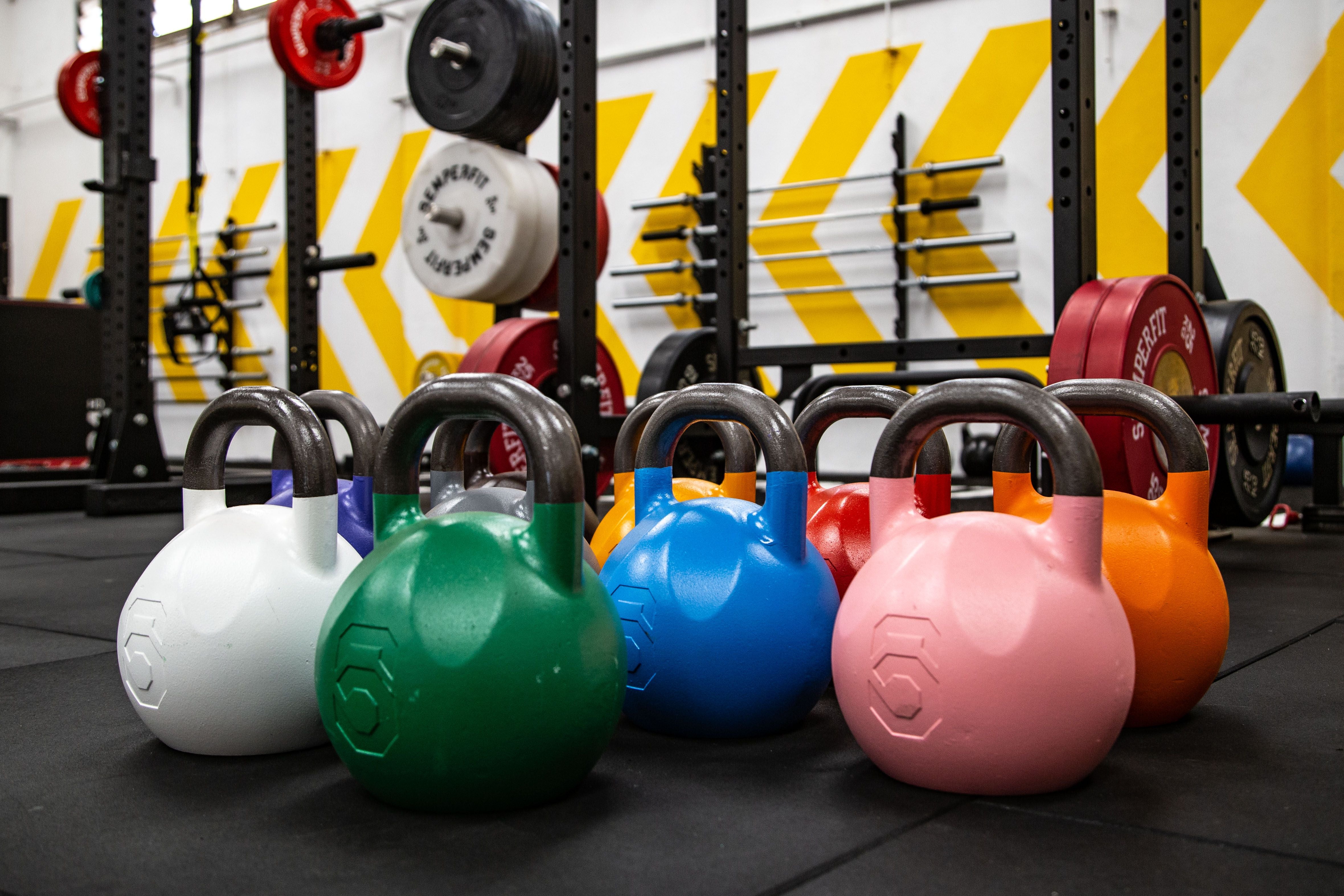 Conjunto de kettlebels