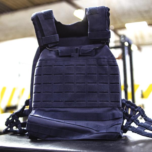 colete de treino com placas